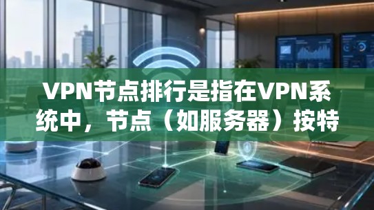 VPN节点排行是指在VPN系统中，节点（如服务器）按特定标准或规则进行排序的顺序。这一排行包括以下几个主要因素