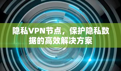 隐私VPN节点，保护隐私数据的高效解决方案